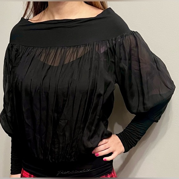 Y2K Parasuco Off the Shoulder Top - Size: XS - Picture 2 of 3